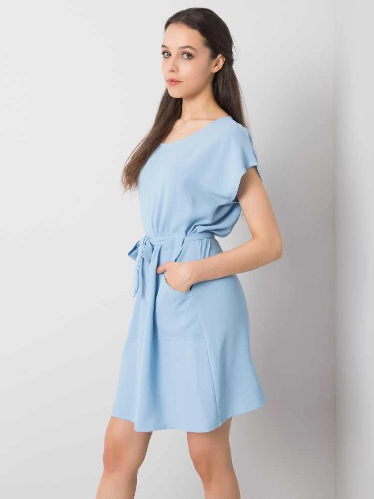 Italy Moda Suknelė-DHJ-SK-10120.06-mėlyna