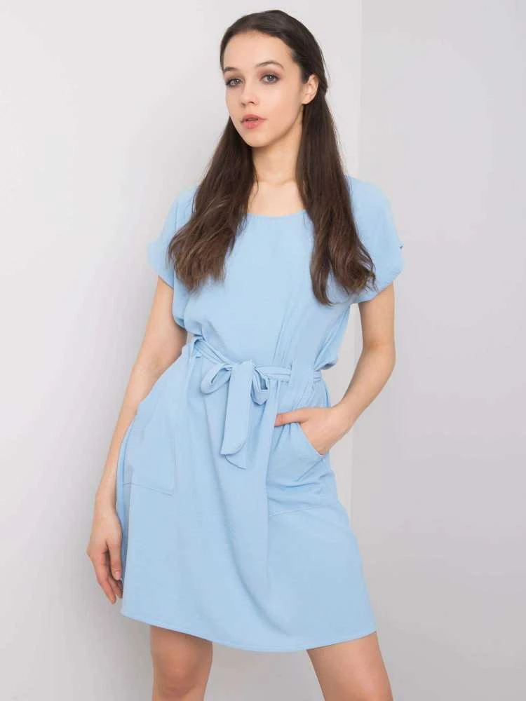 Italy Moda Suknelė-DHJ-SK-10120.06-mėlyna