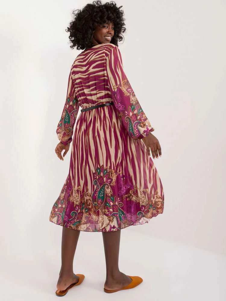 Italy Moda Suknelė-DHJ-SK-10536N-6.47-violetinė