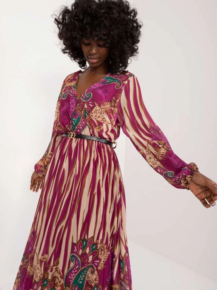 Italy Moda Suknelė-DHJ-SK-10536N-6.47-violetinė