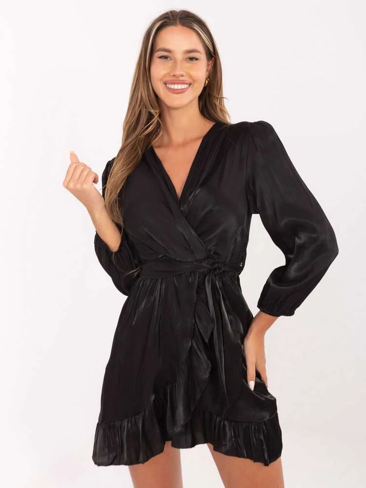 Italy Moda Suknelė-DHJ-SK-11037.46P-juoda