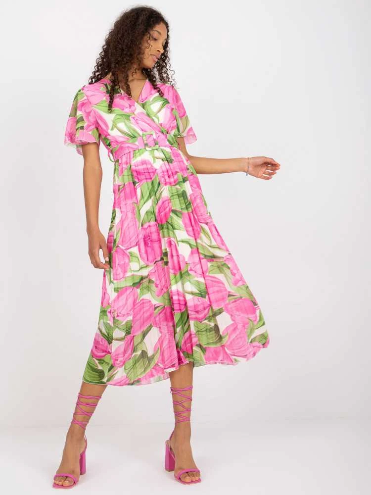 Italy Moda Suknelė-DHJ-SK-11331-2,32-rožinė