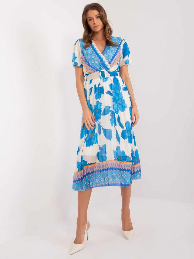 Italy Moda Suknelė-DHJ-SK-11331-5,19-mėlyna
