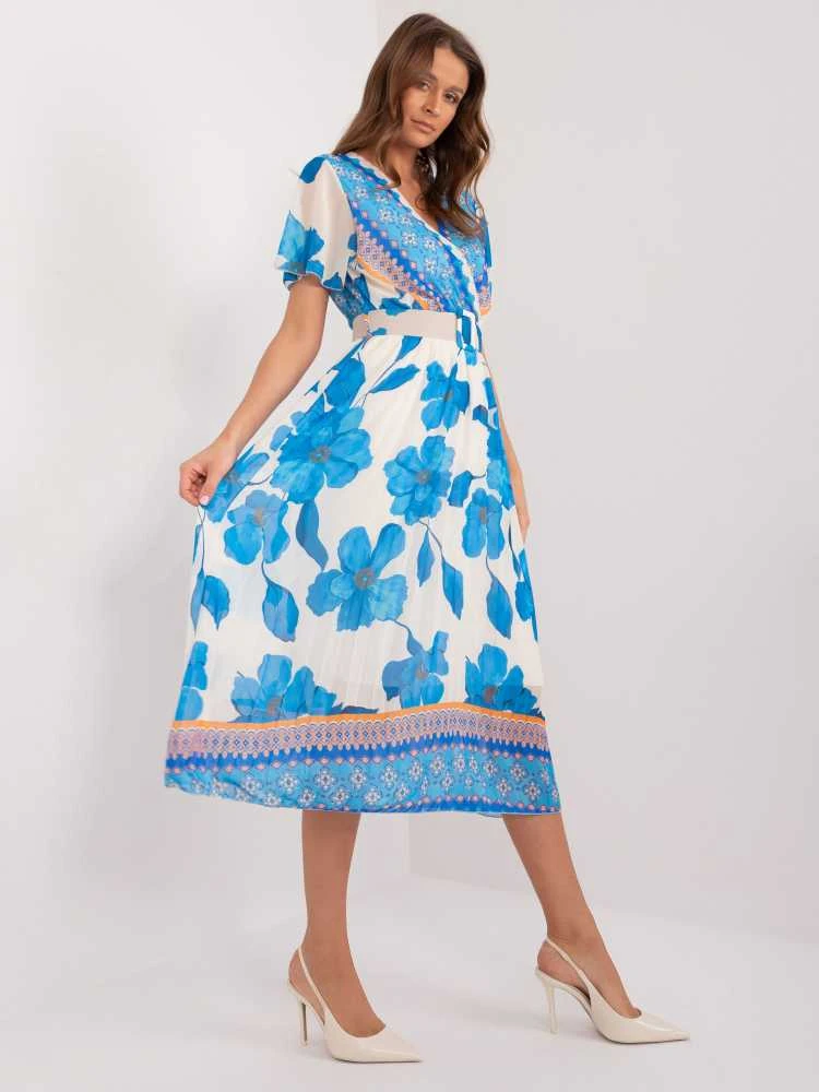Italy Moda Suknelė-DHJ-SK-11331-5,19-mėlyna