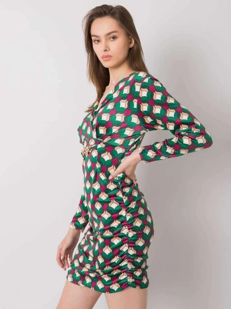 Italy Moda Suknelė-DHJ-SK-12695.26P-žalia