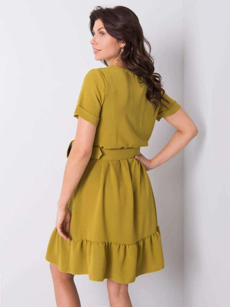 Italy Moda Suknelė-DHJ-SK-13078.31P-alyvuogių