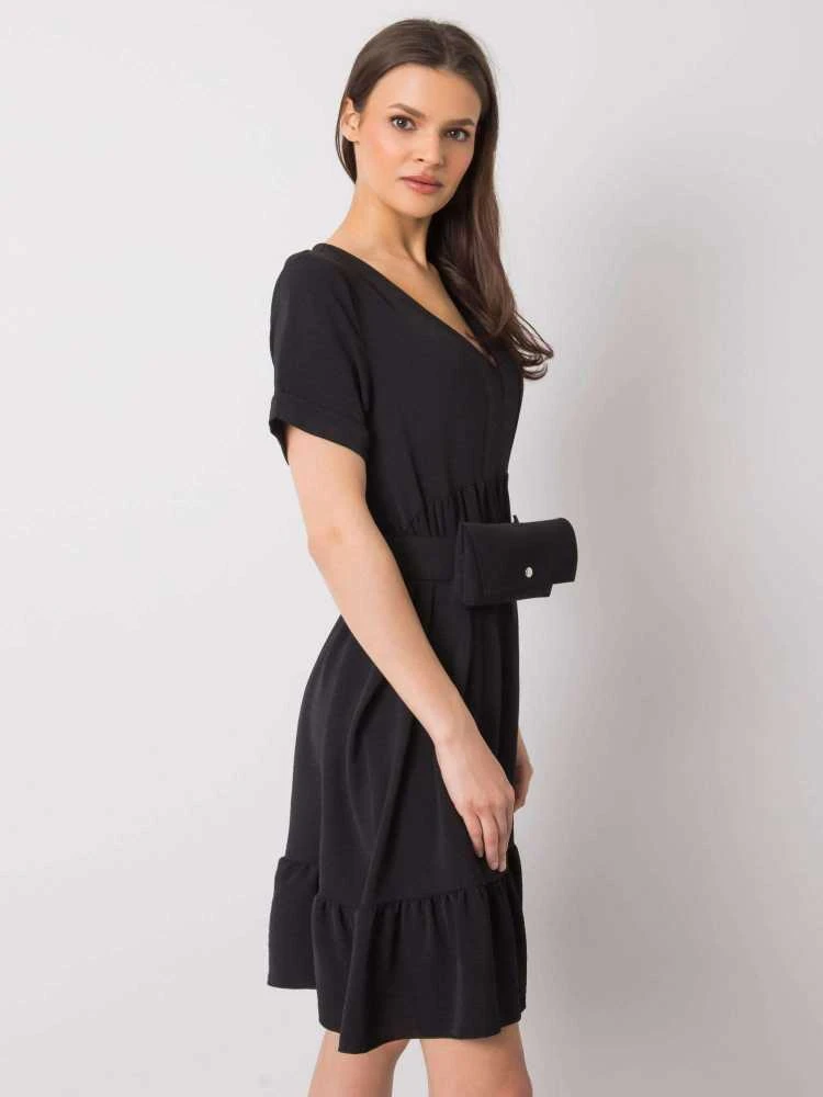 Italy Moda Suknelė-DHJ-SK-13078.31P-juoda
