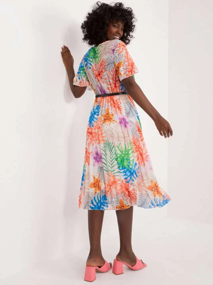 Italy Moda Suknelė-DHJ-SK-13162-3,90-šviesiai smėlio spalvos