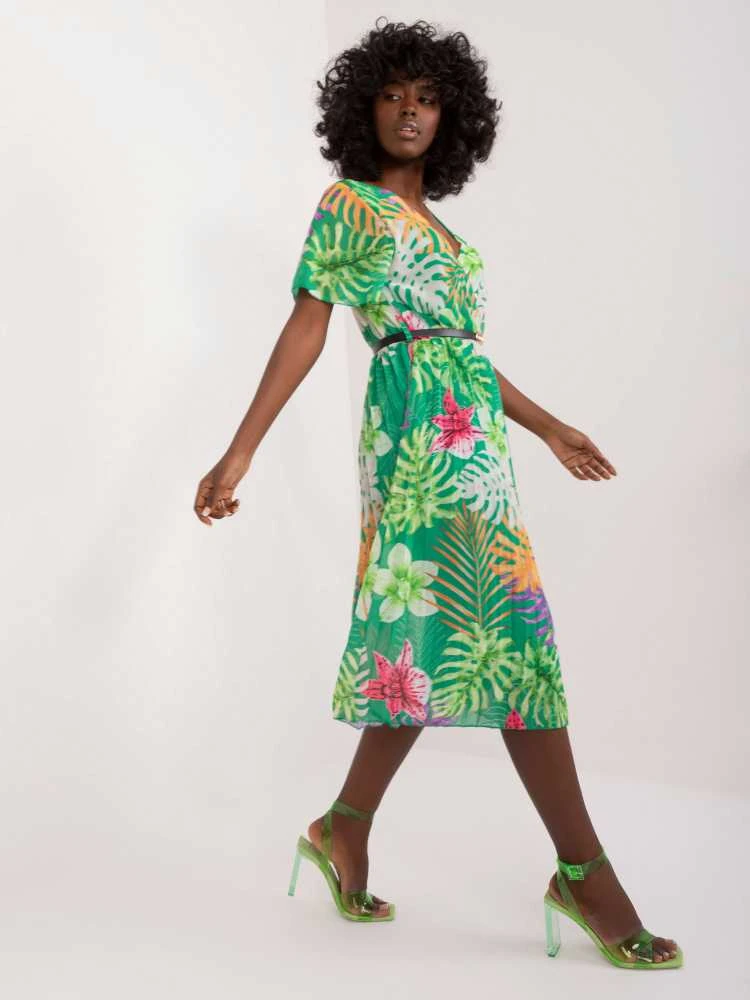 Italy Moda Suknelė-DHJ-SK-13162-3,90-žalia