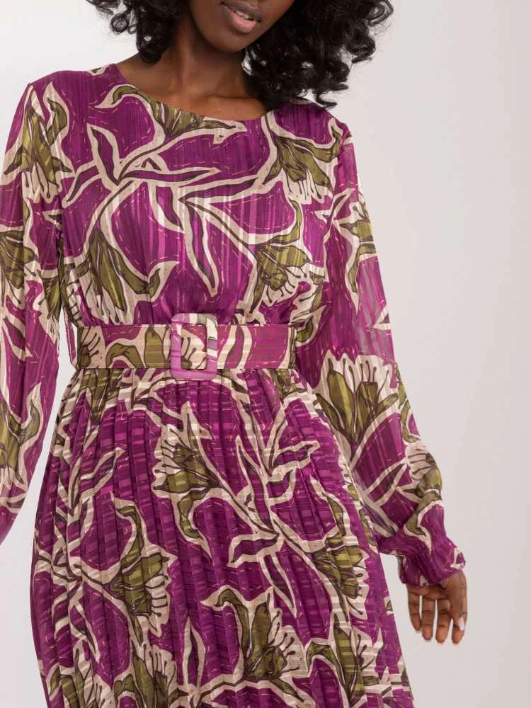 Italy Moda Suknelė-DHJ-SK-13928.42-violetinė