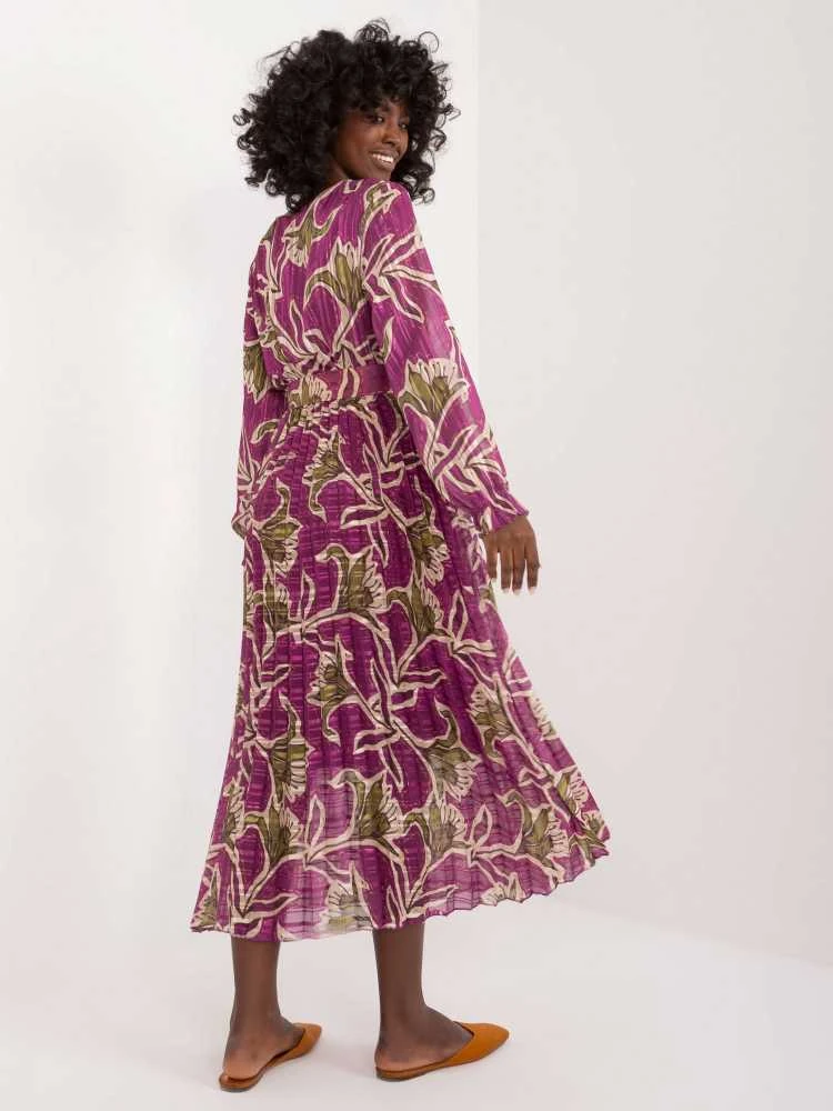 Italy Moda Suknelė-DHJ-SK-13928.42-violetinė