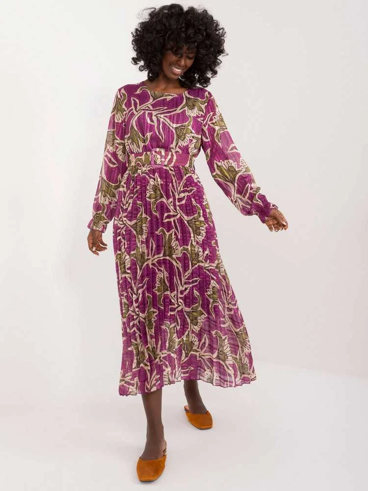 Italy Moda Suknelė-DHJ-SK-13928.42-violetinė