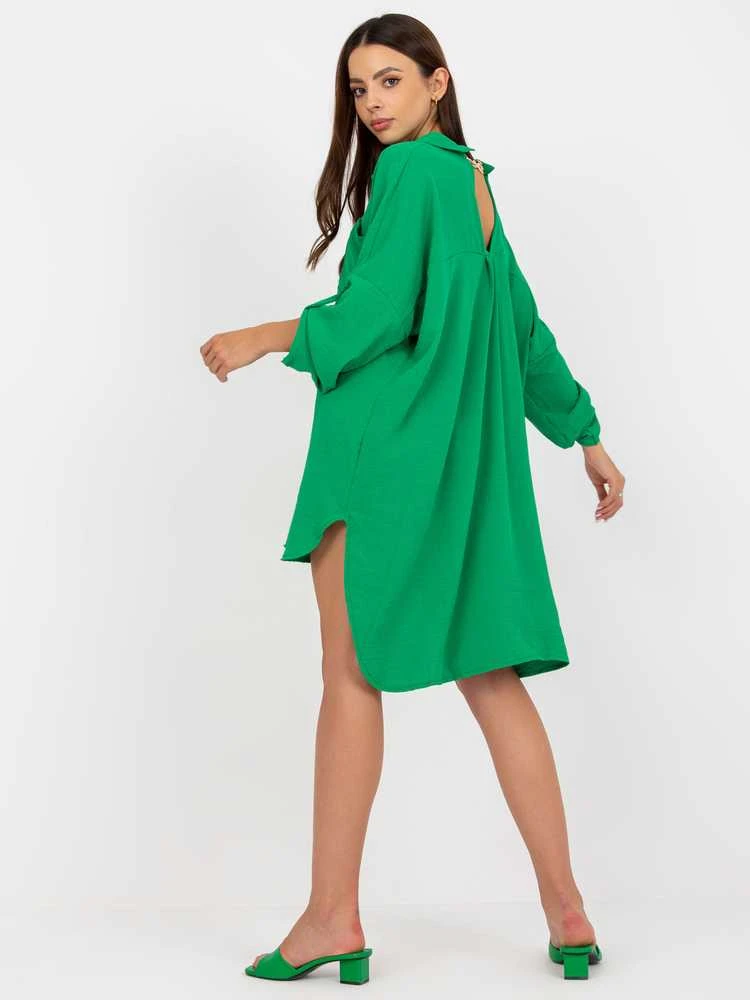 Italy Moda Suknelė-DHJ-SK-13938.02P-šviesiai žalia