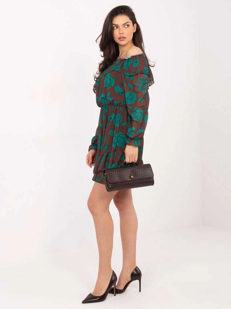 Italy Moda Suknelė-DHJ-SK-15015.56P-ruda