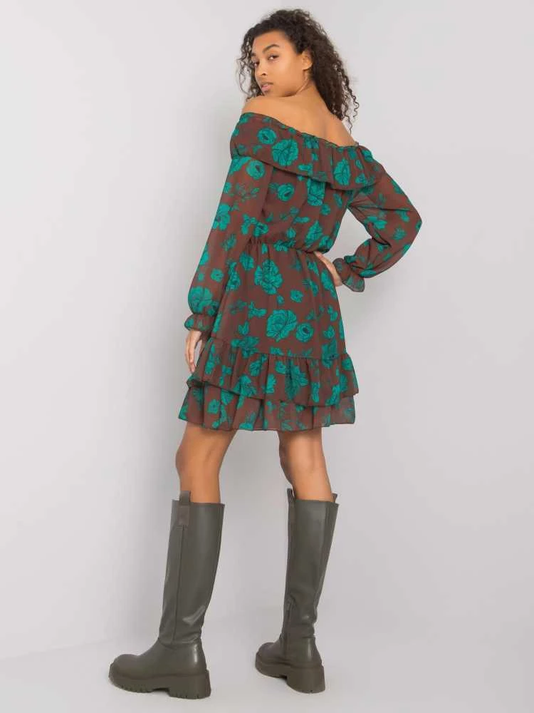 Italy Moda Suknelė-DHJ-SK-15015.56P-ruda