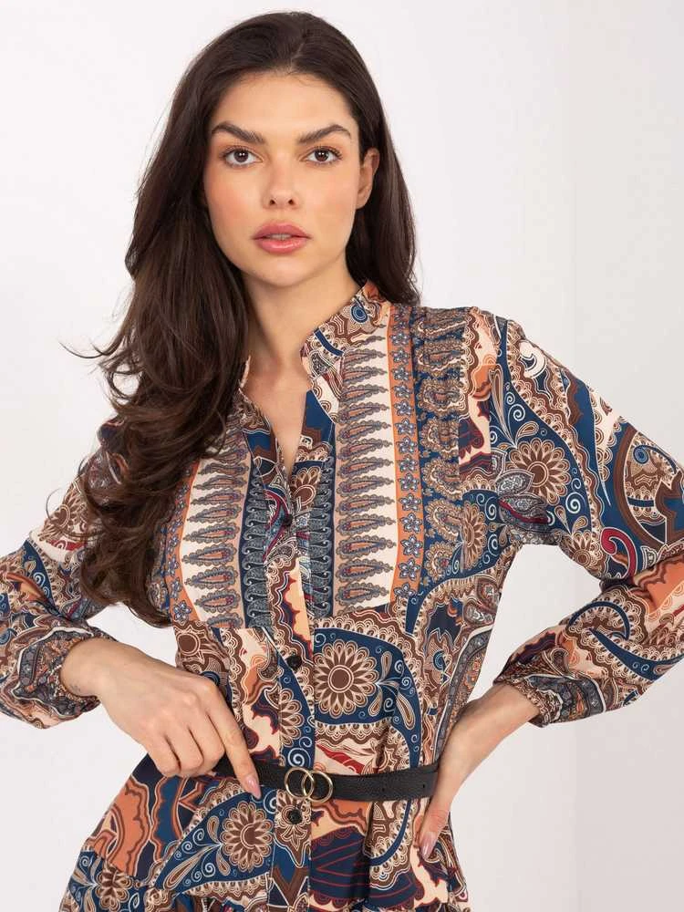 Italy Moda Suknelė-DHJ-SK-15053.61-tamsiai mėlyna