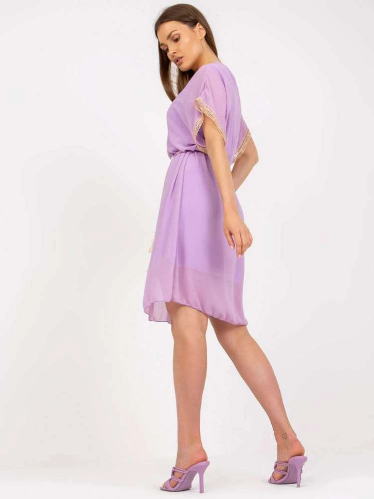 Italy Moda Suknelė-DHJ-SK-1508.12-šviesiai violetinė