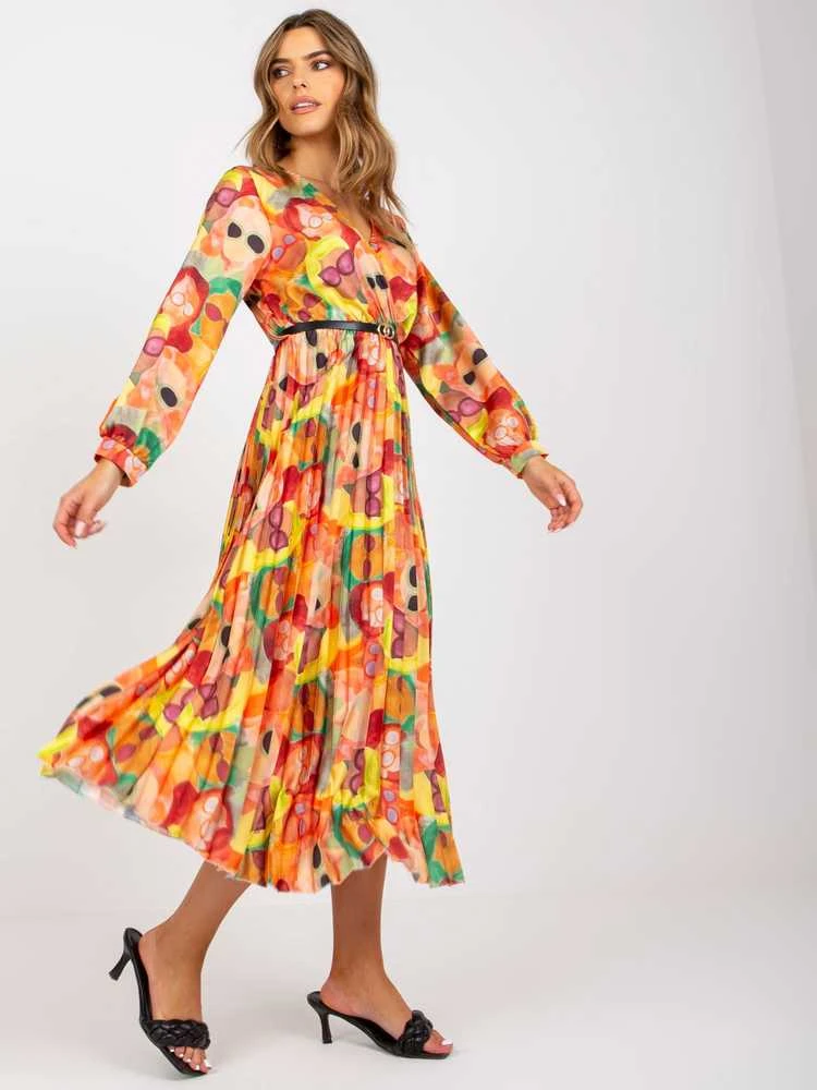 Italy Moda Suknelė-DHJ-SK-15163.84-oranžinė