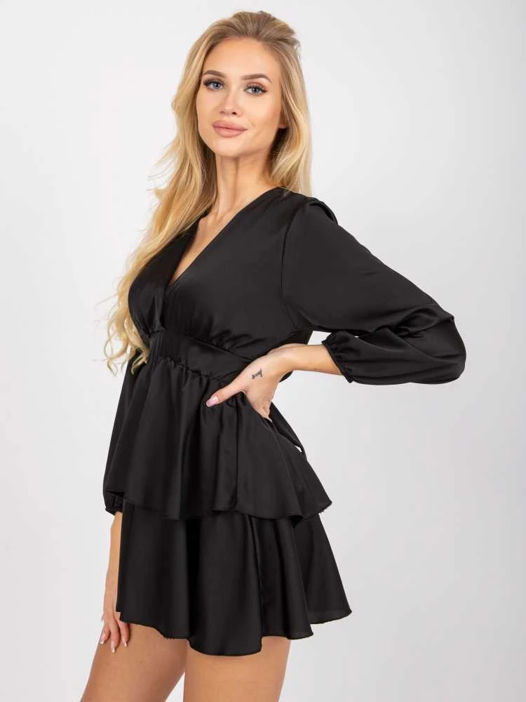 Italy Moda Suknelė-DHJ-SK-15178.45P-juoda
