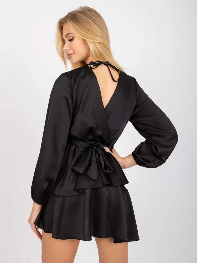 Italy Moda Suknelė-DHJ-SK-15178.45P-juoda