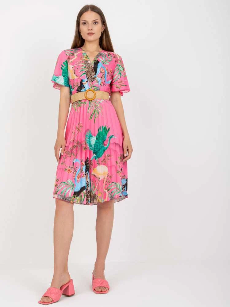 Italy Moda Suknelė-DHJ-SK-15817.32-rožinė