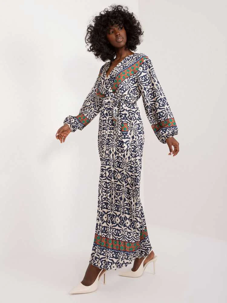 Italy Moda Suknelė-DHJ-SK-16656.13X tamsiai mėlyna