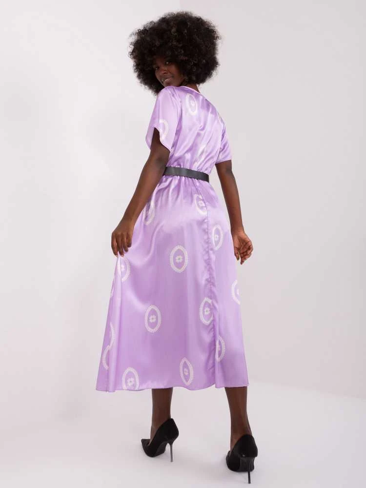 Italy Moda Suknelė-DHJ-SK-17260.90-šviesiai violetinė