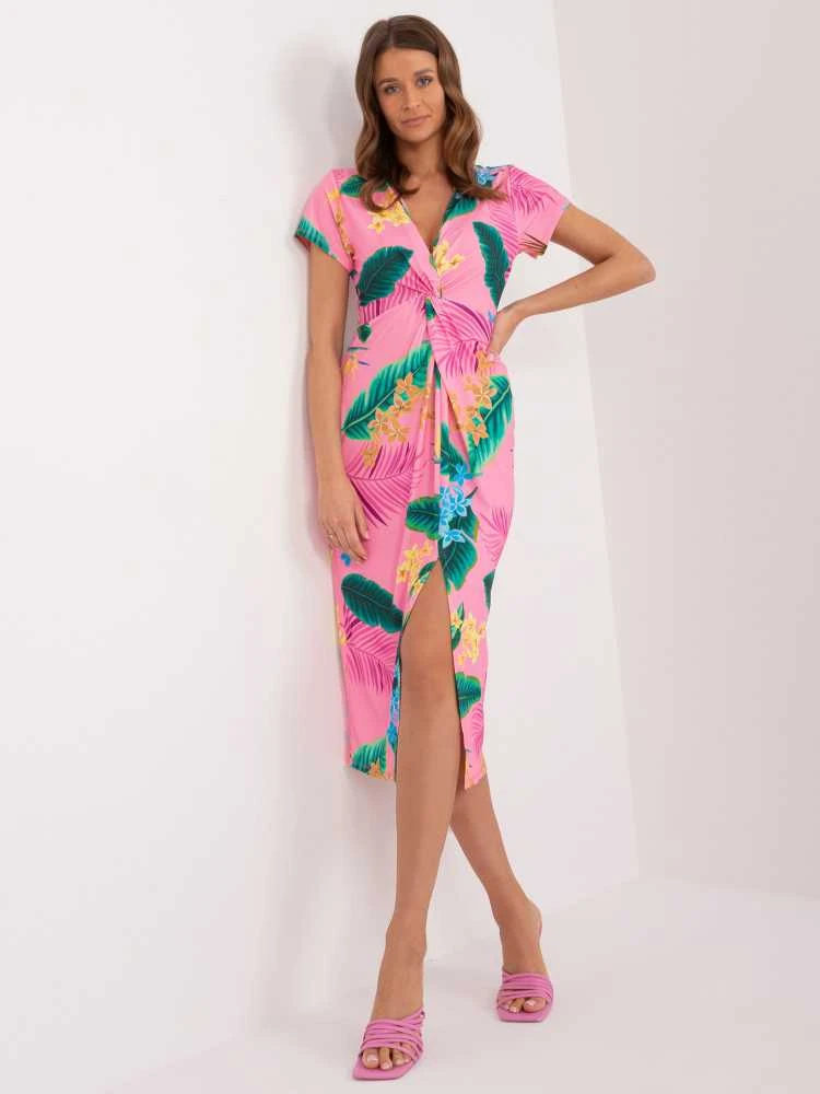 Italy Moda Suknelė-DHJ-SK-17302K-1,69-rožinė