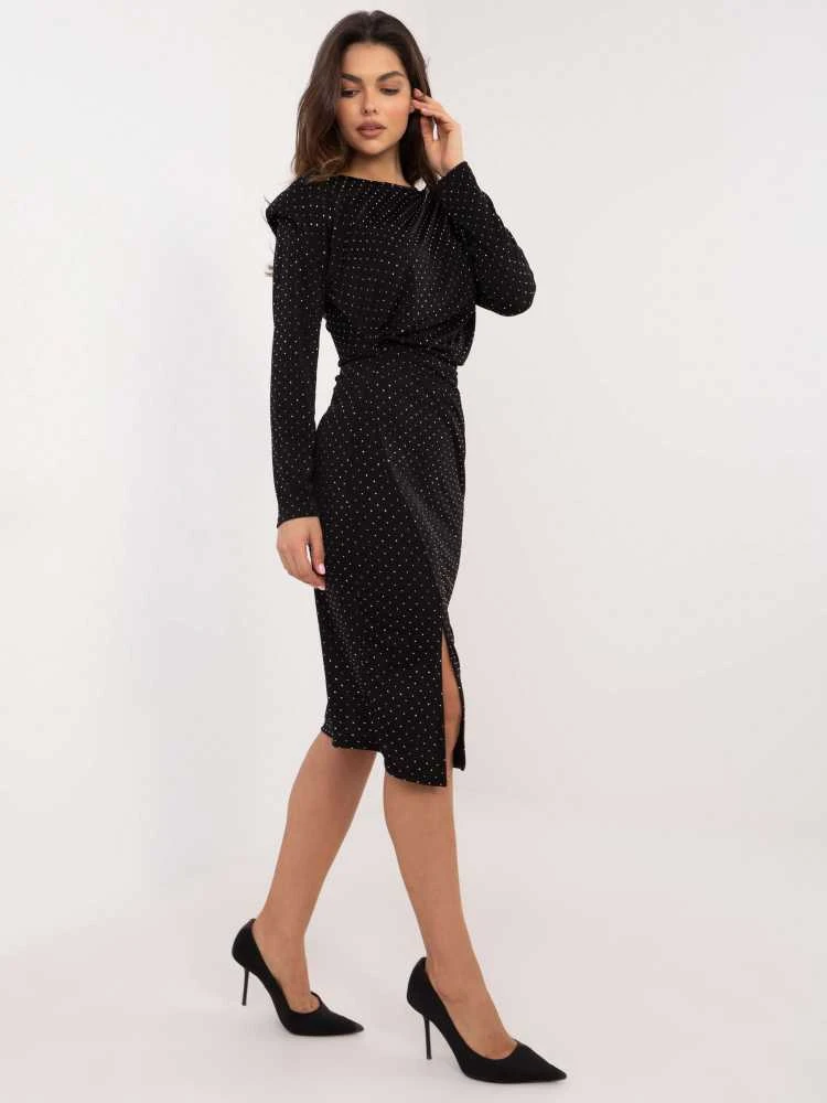 Italy Moda Suknelė-DHJ-SK-18206.67-juoda