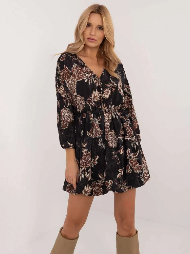 Italy Moda Suknelė-DHJ-SK-19861-6.42-juoda