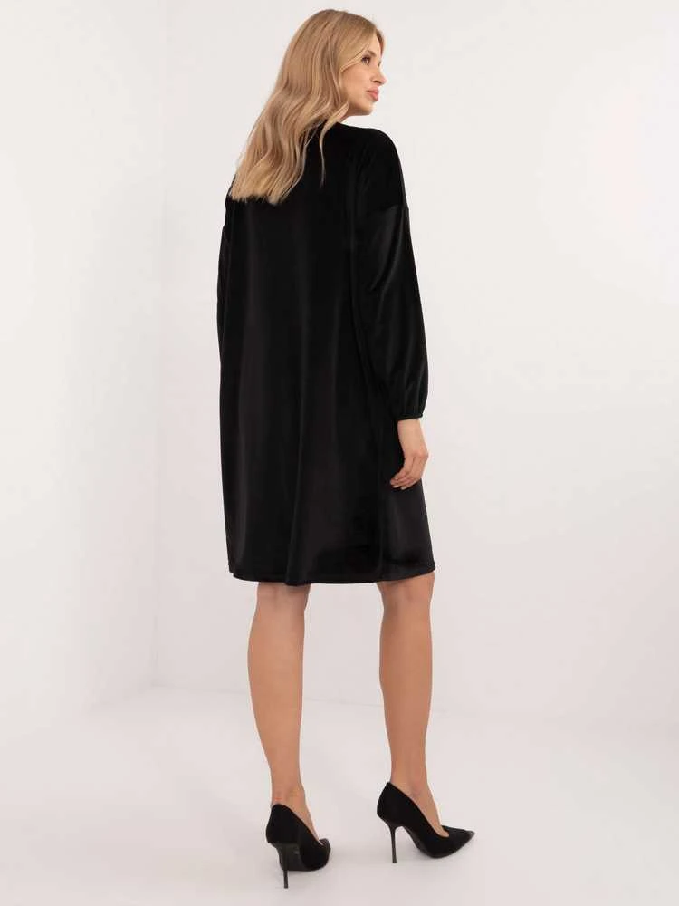 Italy Moda Suknelė-DHJ-SK-19890.86P-juoda