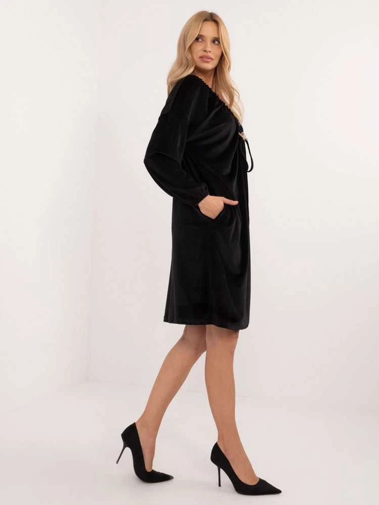 Italy Moda Suknelė-DHJ-SK-19890.86P-juoda
