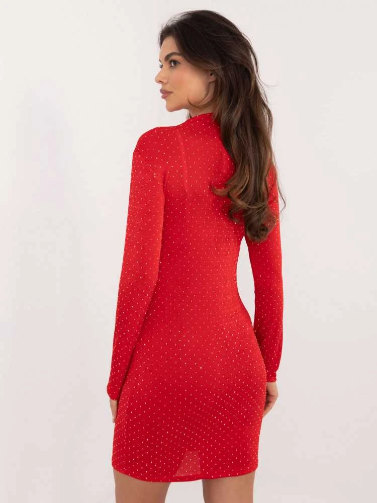 Italy Moda Suknelė-DHJ-SK-19935.35-raudona