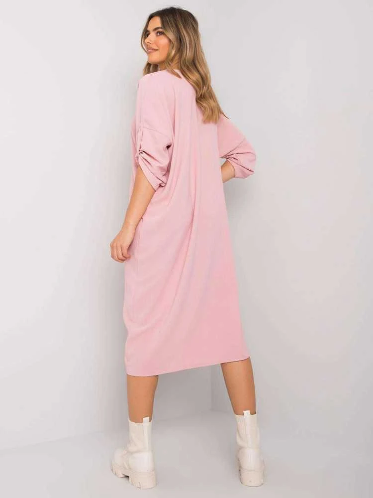 Italy Moda Suknelė-DHJ-SK-20148.20-šviesiai rožinė