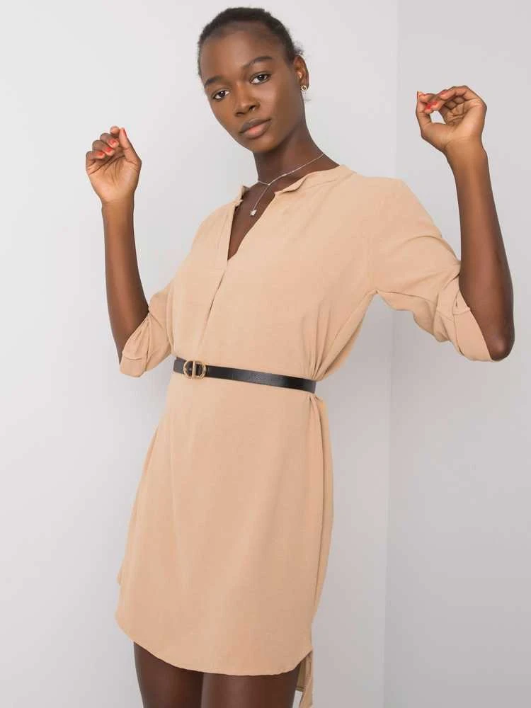 Italy Moda Suknelė-DHJ-SK-5766.18X-camel