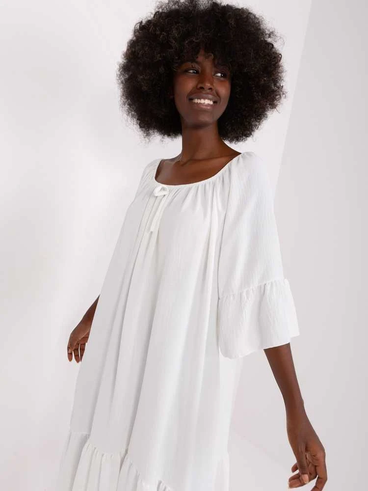 Italy Moda Suknelė-DHJ-SK-6057.93-ekru