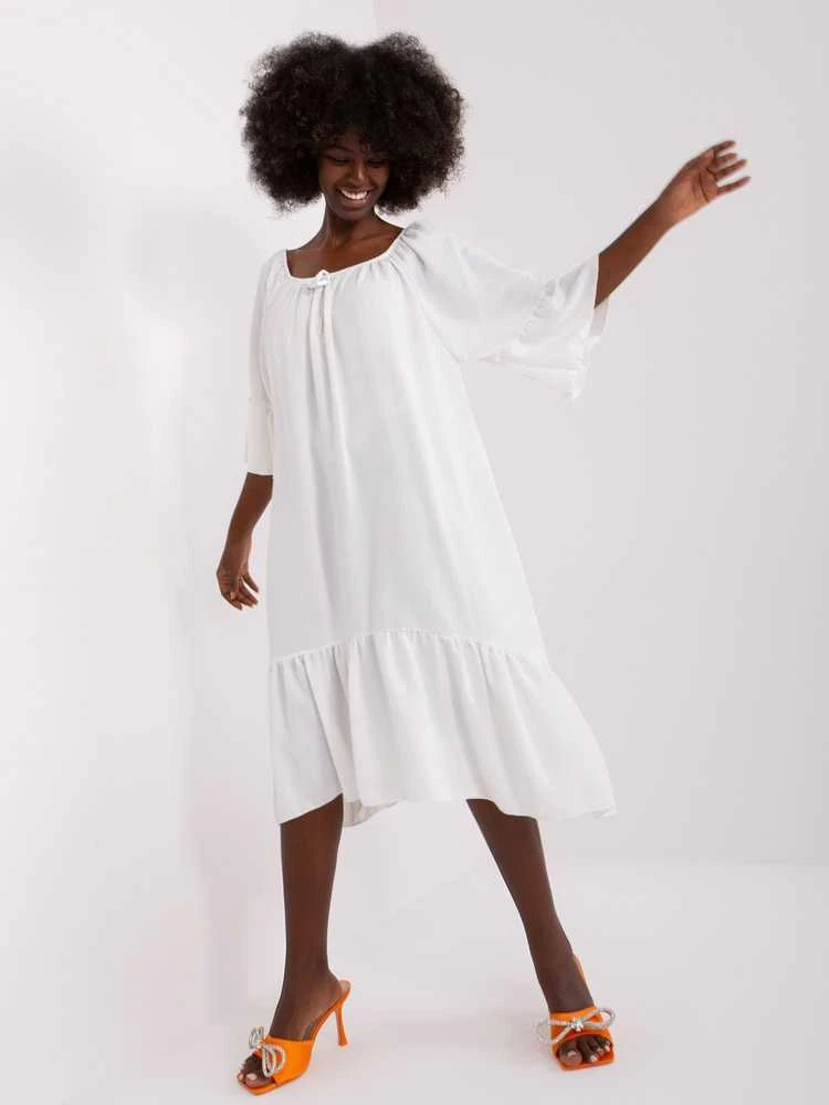 Italy Moda Suknelė-DHJ-SK-6057.93-ekru