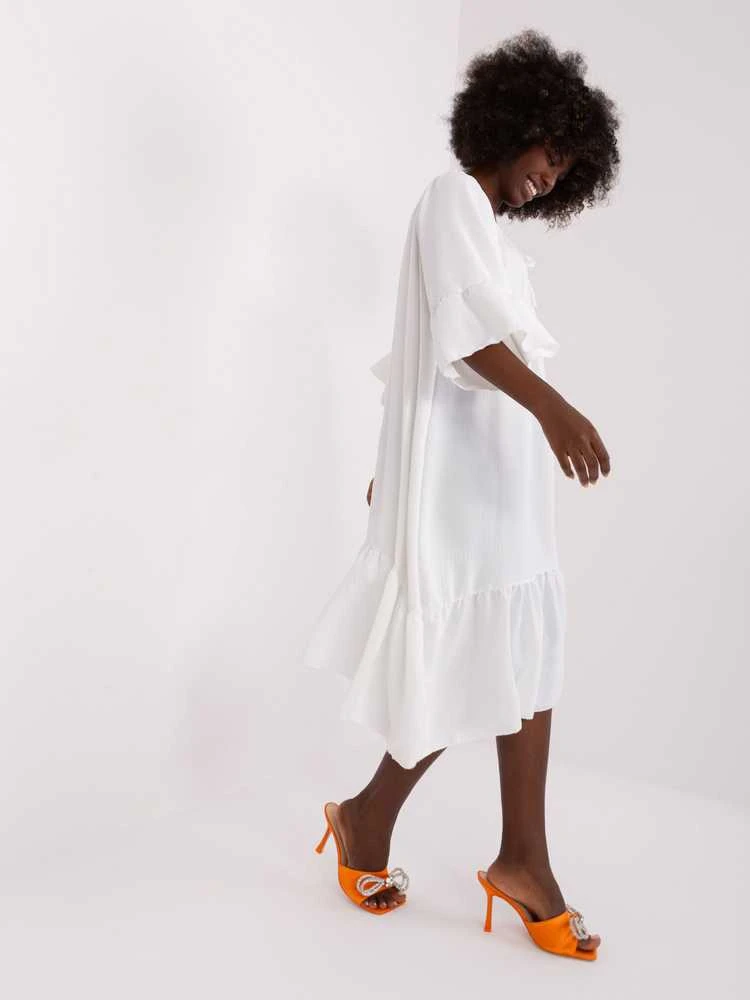 Italy Moda Suknelė-DHJ-SK-6057.93-ekru