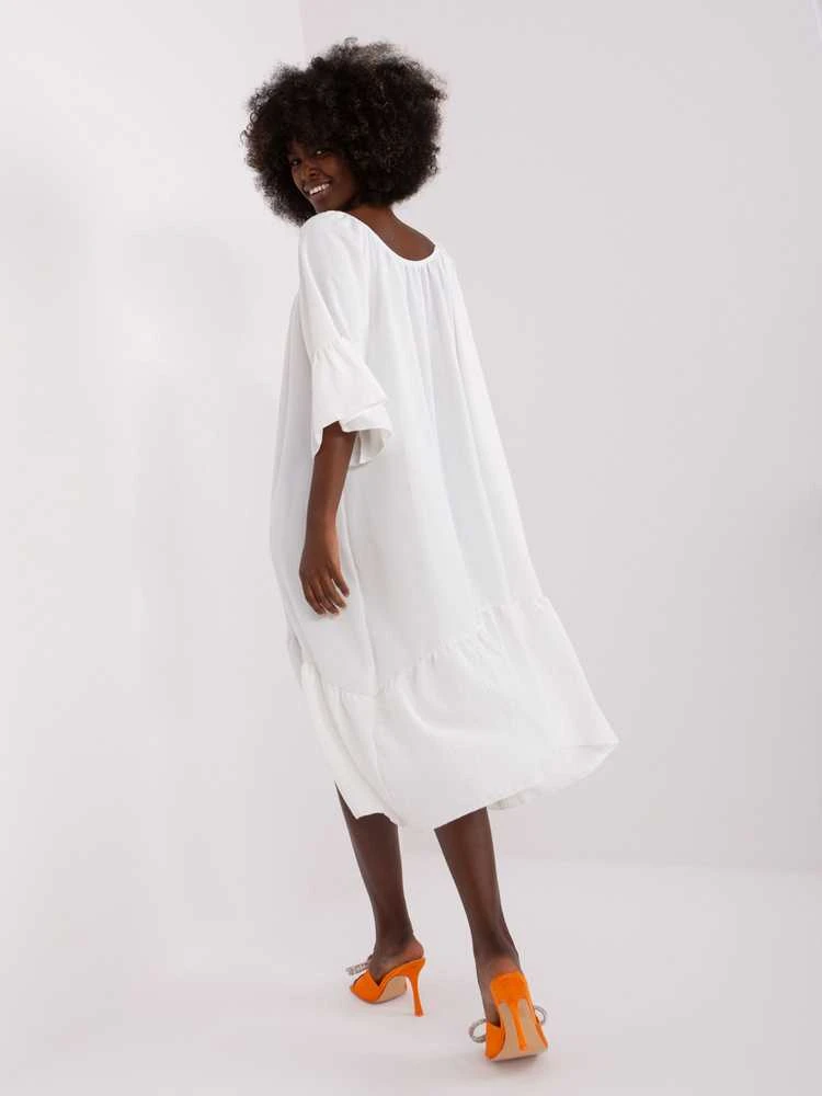 Italy Moda Suknelė-DHJ-SK-6057.93-ekru