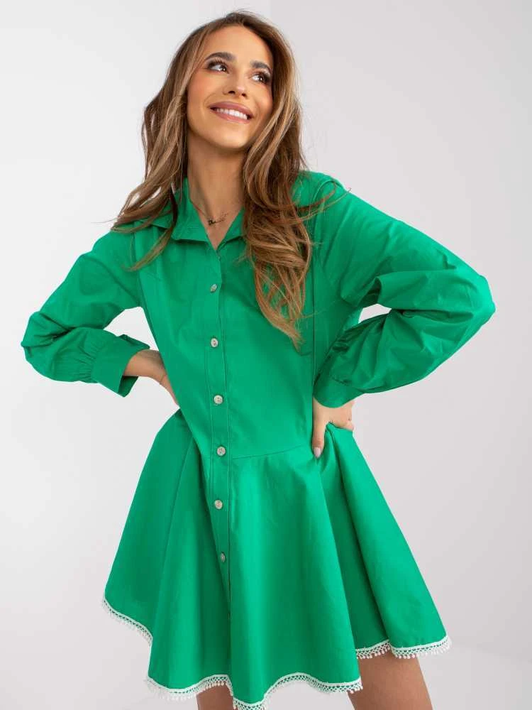 Italy Moda Suknelė-DHJ-SK-6801.63P-žalia
