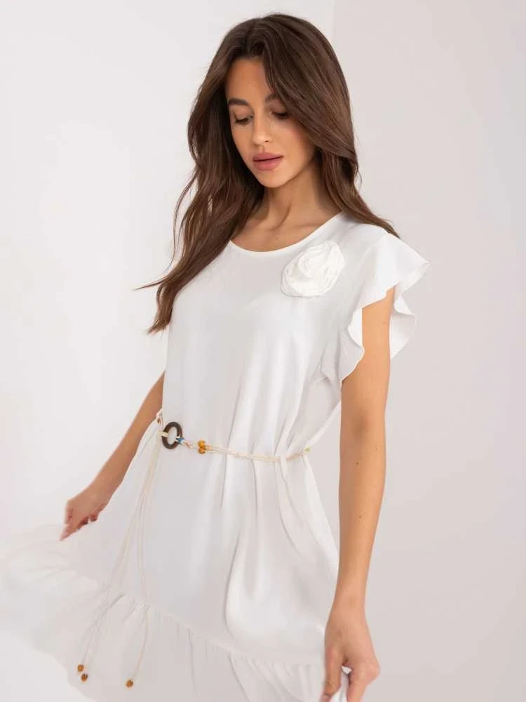 Italy Moda Suknelė-DHJ-SK-8921.21-balta