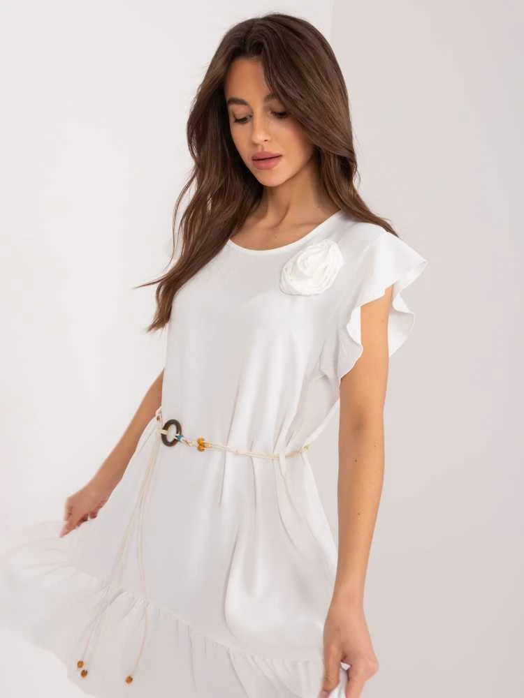 Italy Moda Suknelė-DHJ-SK-8921.21-balta