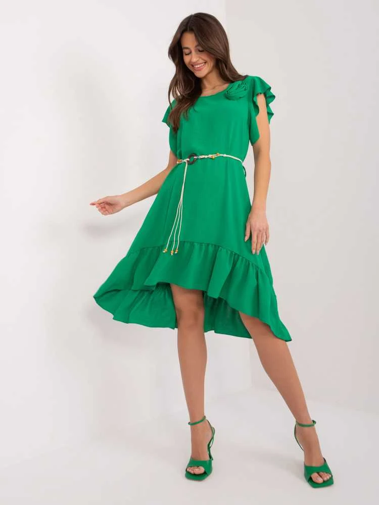 Italy Moda Suknelė-DHJ-SK-8921.98-žalia