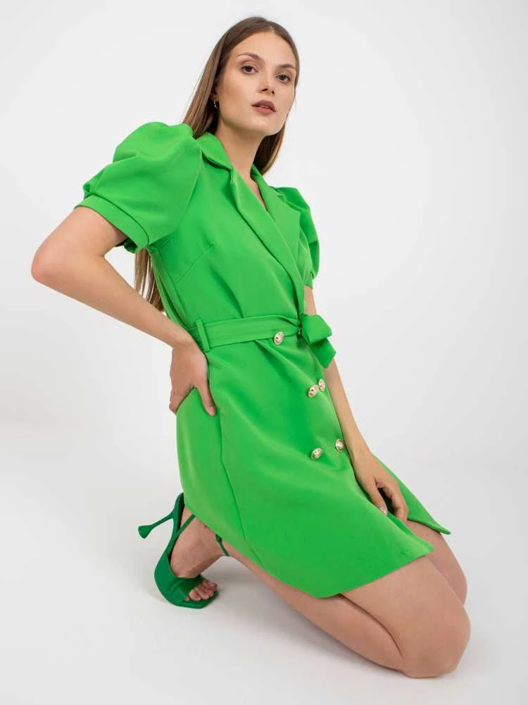 Italy Moda Suknelė-DHJ-SK-A6311.39-šviesiai žalia