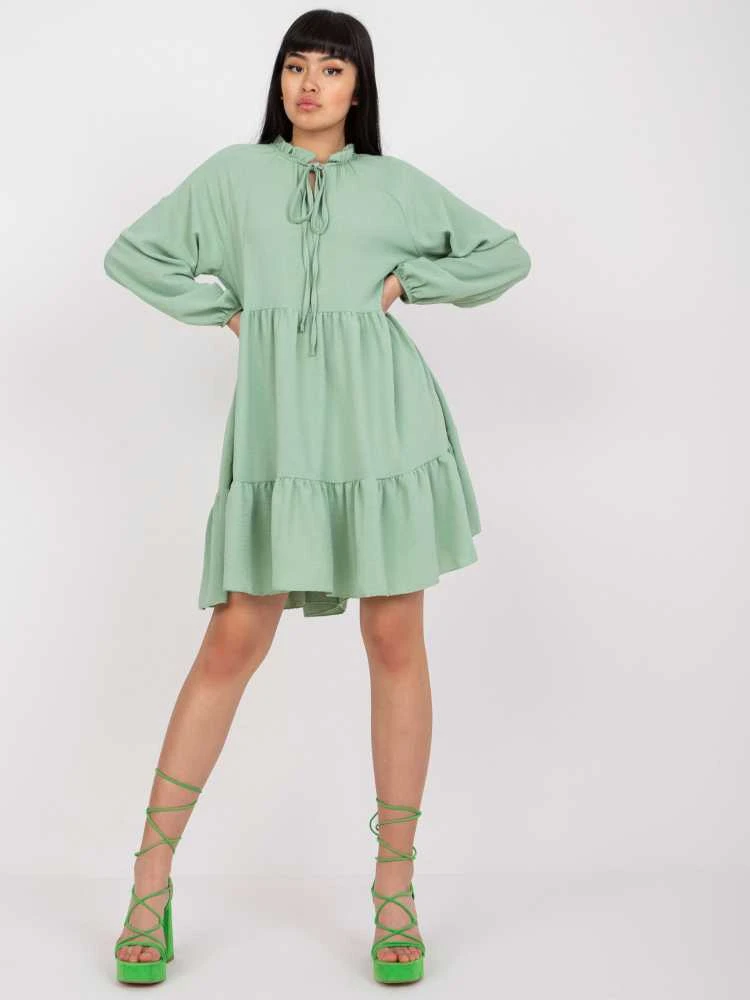 Italy Moda Suknelė-DHJ-SK-C2201.68-pistacija