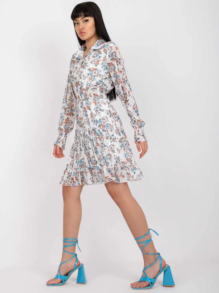Italy Moda Suknelė-DHJ-SK-C2212.35-balta
