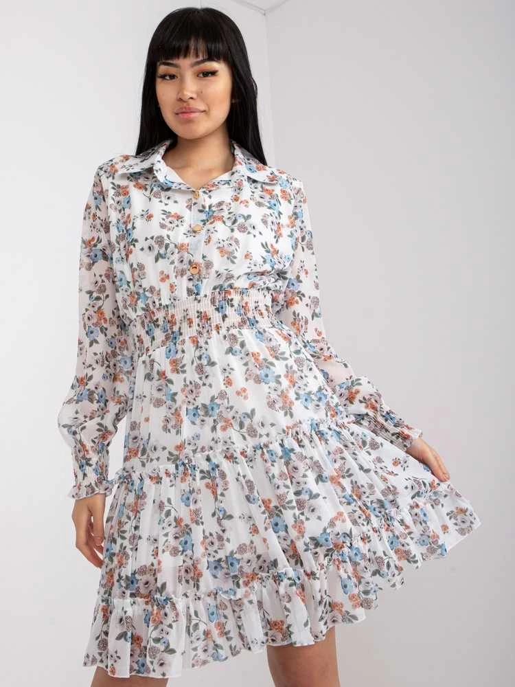 Italy Moda Suknelė-DHJ-SK-C2212.35-balta