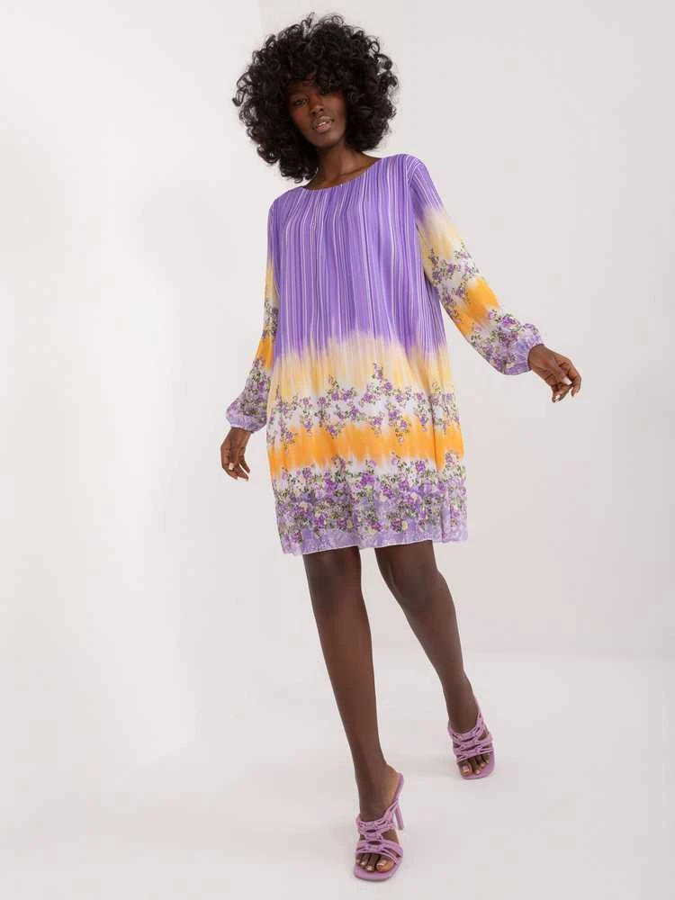 Italy Moda Suknelė-DHJ-SK-N8524.14X-violetinė