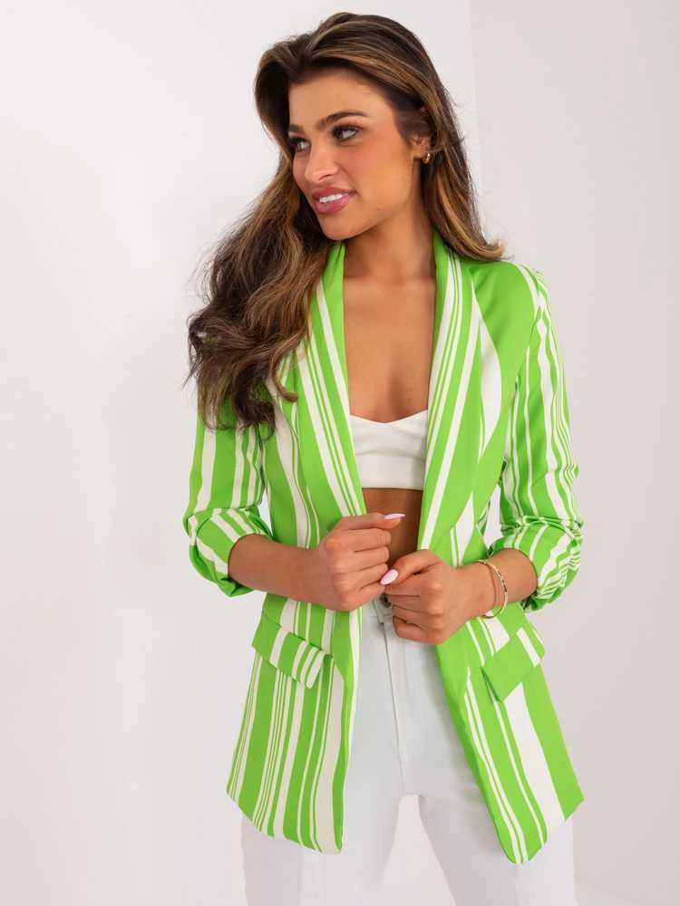 Italy Moda Švarkas moterims DHJ-MA-2766.14X-šviesiai žalia