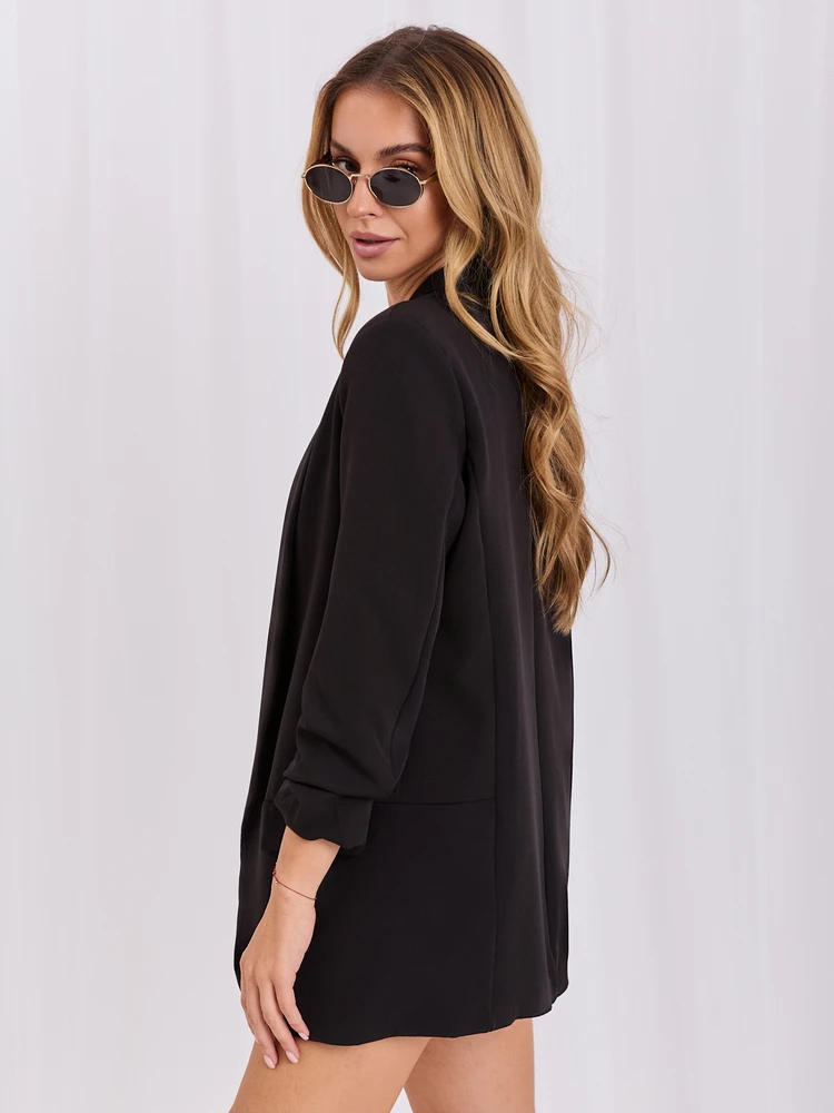 Italy Moda Švarkas moterims -DHJ-MA-7684.15P-juoda